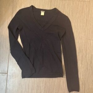 100% Cashmere Navy Blue Sweater